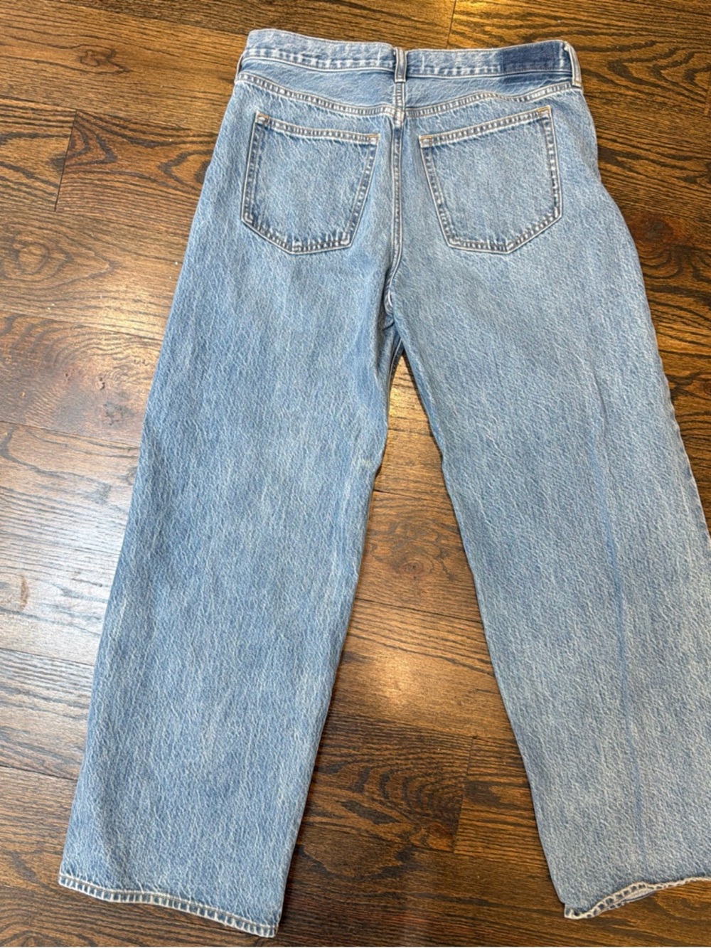 Abercrombie & Fitch Ultra Loose Low Rise Jeans - Light Blue - Picture 2 of 3